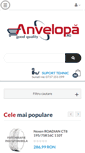 Mobile Screenshot of anvelopeshop.ro