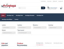 Tablet Screenshot of anvelopeshop.ro